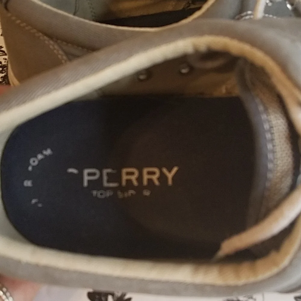 Sperry mens gray 13. B180